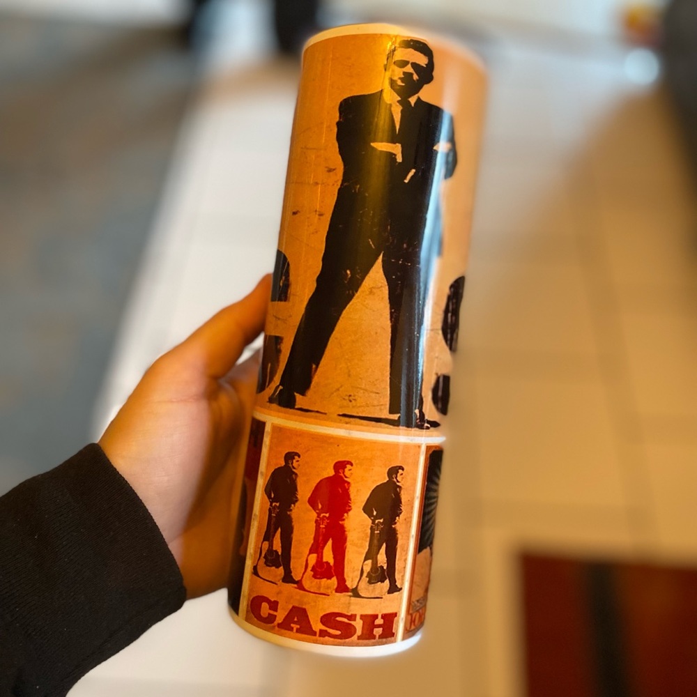 Johnny cash 20oz tumbler